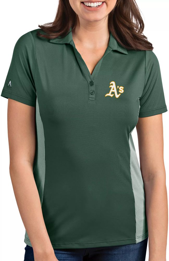 Antigua Men's Green Bay Packers Compass White Polo