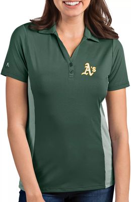 Antigua Men's Oakland Athletics Tribute Green Performance Polo