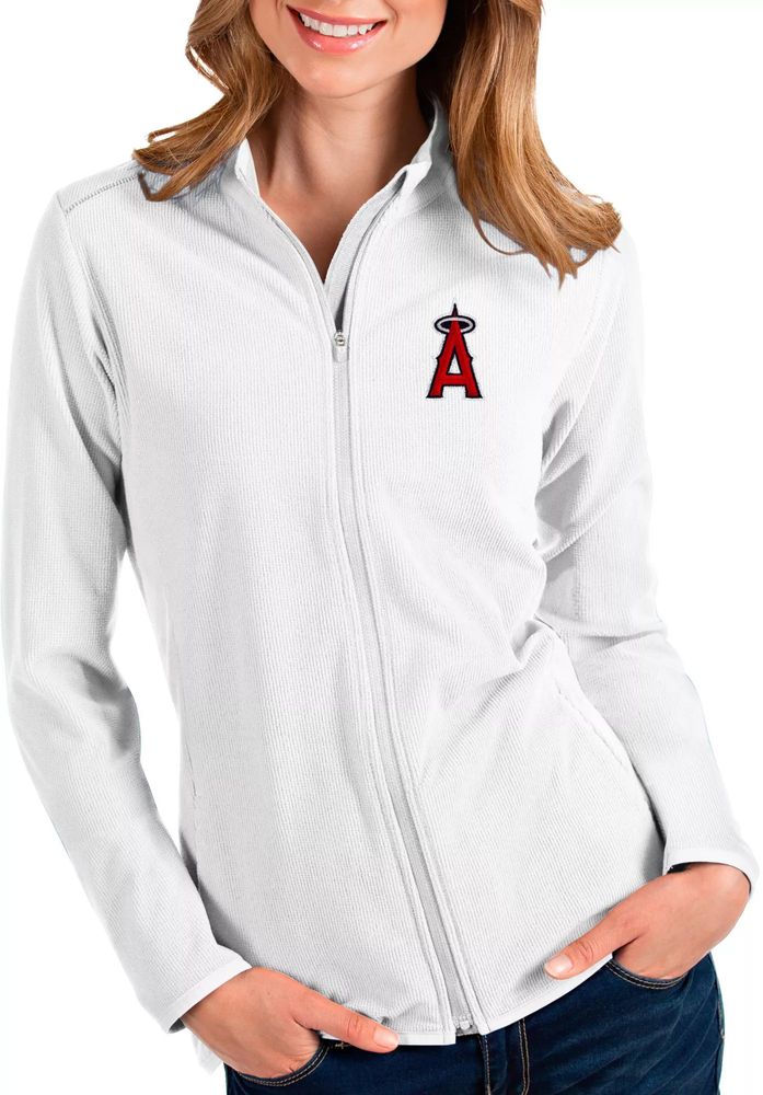 Antigua Women's Las Vegas Raiders White Generation Full-Zip Jacket