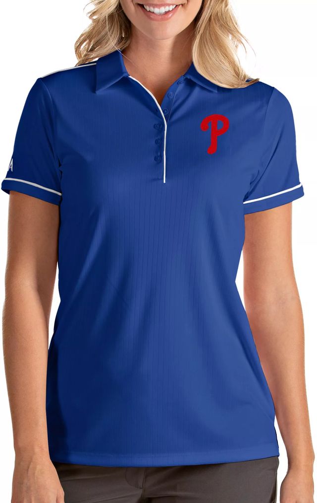 Men's Antigua Royal Chicago Cubs Compass Polo