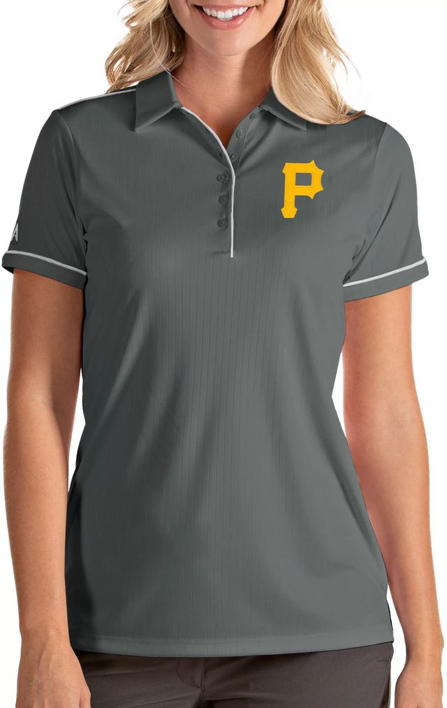 Dick's Sporting Goods Antigua Women's Pittsburgh Pirates Compass Carbon  Polo