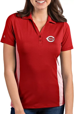 Antigua Women's Cincinnati Reds Venture Red Performance Polo