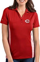 Antigua Women's Cincinnati Reds Venture Red Performance Polo