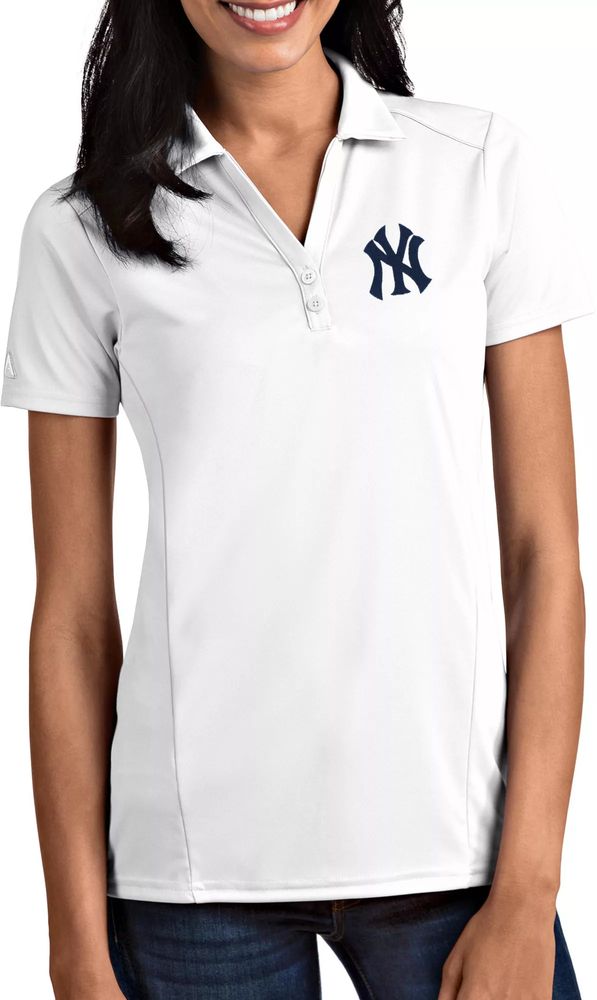 New York Black Yankees Antigua Tribute Polo - White