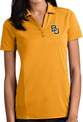 Antigua Women's Baylor Bears Gold Tribute Performance Polo