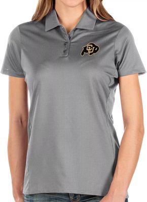 Milwaukee Brewers Antigua Affluent Polo - Heathered Gray