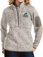 Antigua Women's Delaware Fightin' Blue Hens Oatmeal Fortune Pullover Jacket