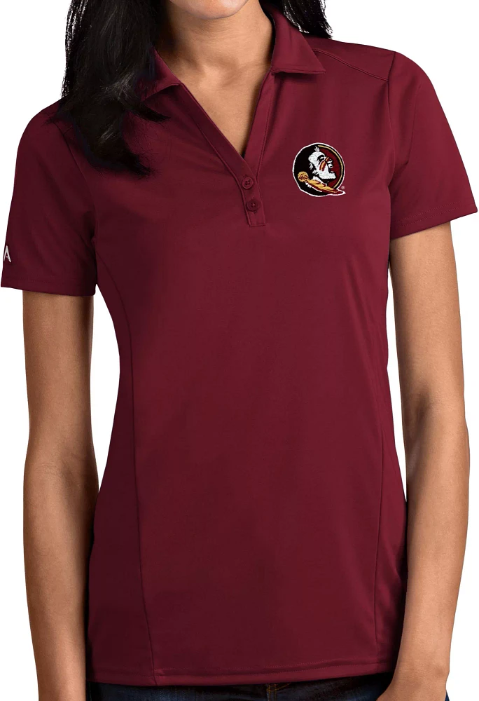 Antigua Women's Florida State Seminoles Garnet Tribute Performance Polo