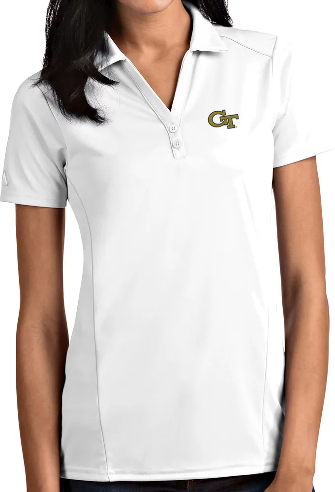 Antigua Women's Georgia Tech Yellow Jackets Tribute Performance Polo