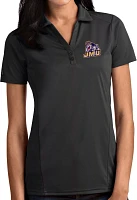 Antigua Women's James Madison Dukes Grey Tribute Performance Polo