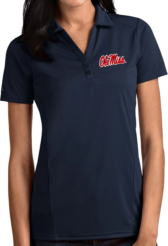 Antigua Women's Ole Miss Rebels Tribute Performance Polo