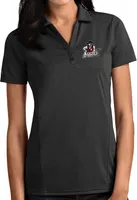 Antigua Women's New Mexico State Aggies Grey Tribute Performance Polo