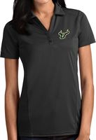 Antigua Women's South Florida Bulls Grey Tribute Performance Polo