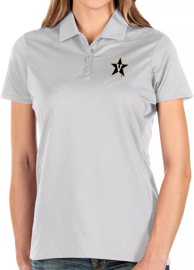 Antigua Apparel / Women's New England Patriots Affluent Navy/White Polo