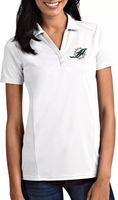 Antigua Women's Miami Dolphins Tribute White Polo