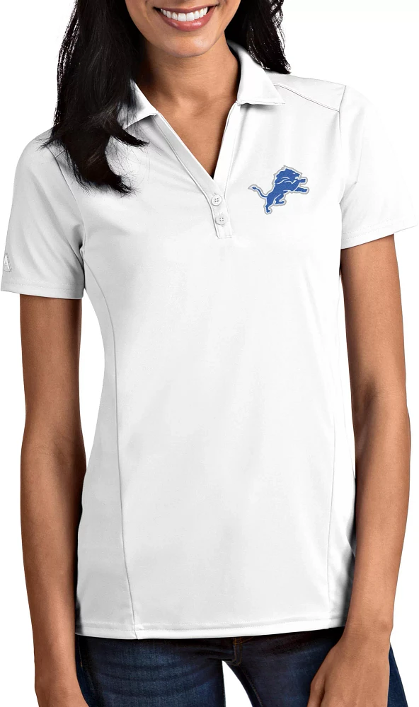 Antigua Women's Detroit Lions Tribute Polo