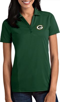 Antigua Men's Green Bay Packers Tribute Gold Polo