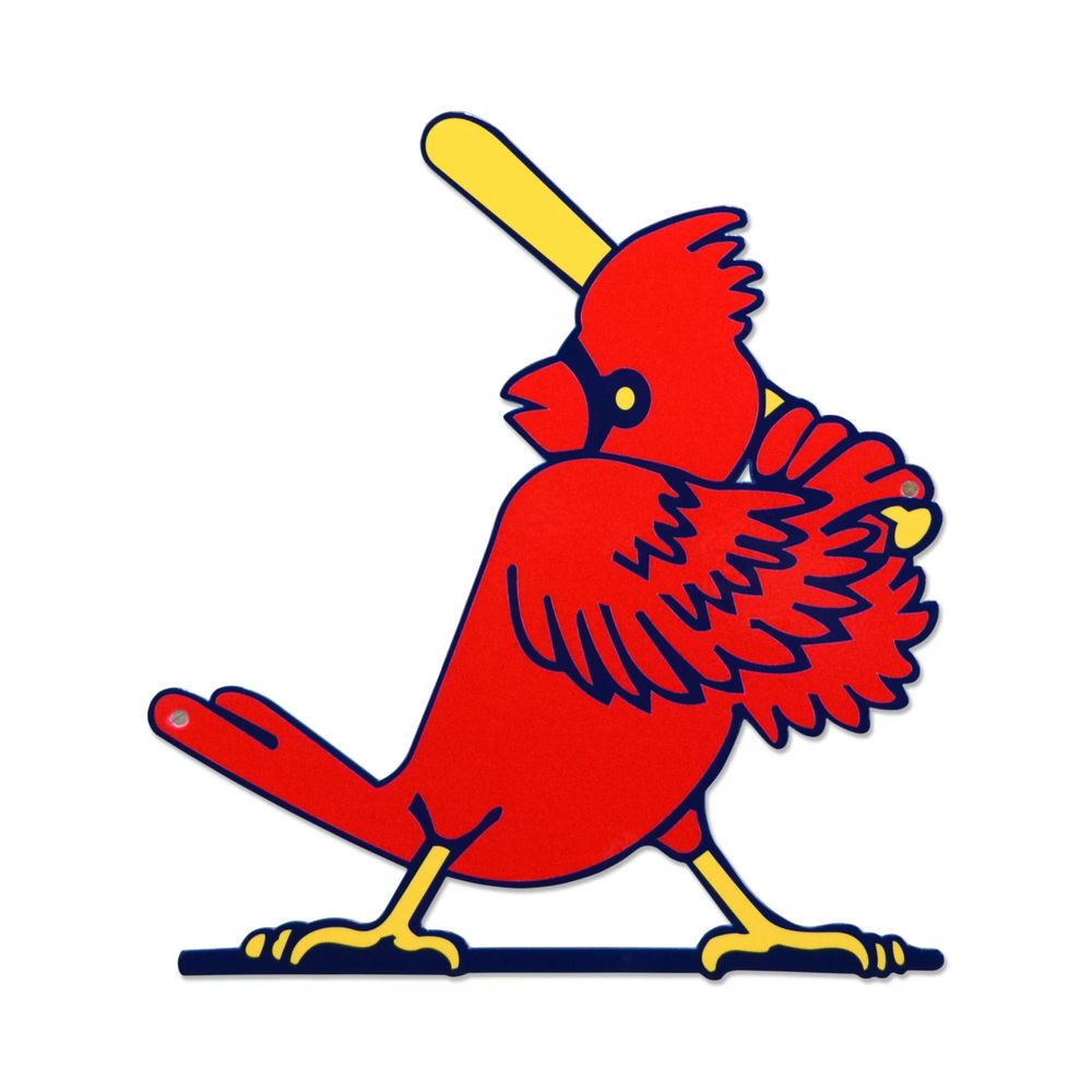 Dick's Sporting Goods Authentic Street Signs St. Louis Cardinals Bird at  Bat Steel Logo Sign