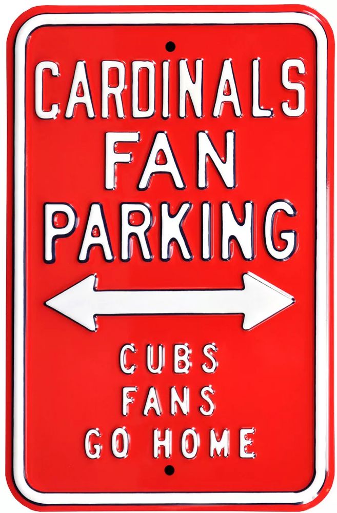 St. Louis Cardinals - ST LOUIS - Embossed Steel Street Sign –  authenticstreetsigns