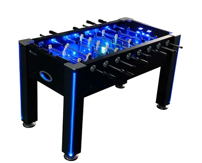 Atomic Azure LED Light-Up Foosball Table