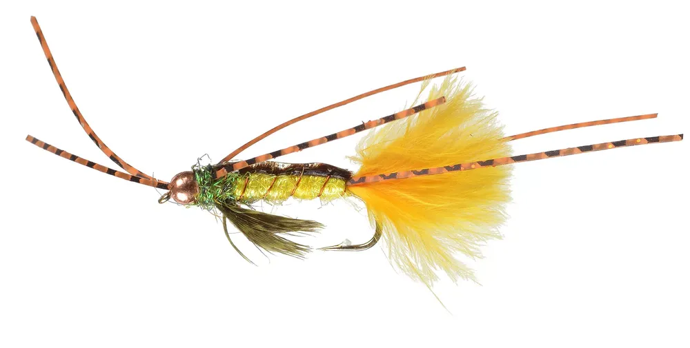 Perfect Hatch Nymph Rubber Leg Golden Stone