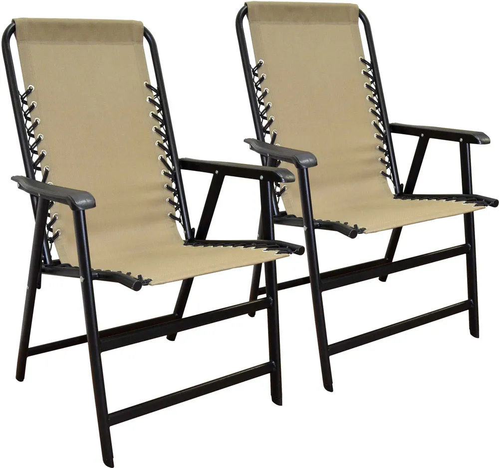 Caravan Sports Suspension Folding Chair 2-Pack