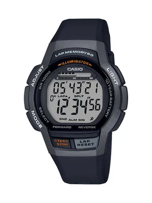 Casio Men's WS-1000 Series 60 Lap Memory Watch