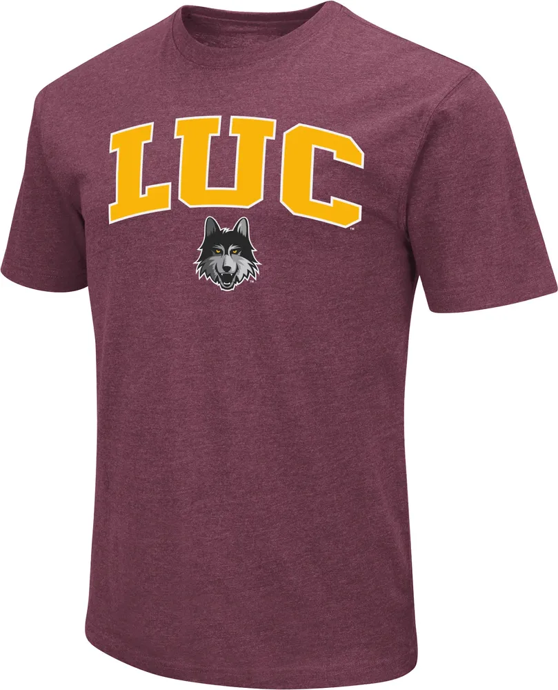 Colosseum Men's Loyola Chicago Ramblers Maroon Dual Blend T-Shirt