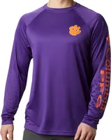 Columbia Men's Clemson Tigers Regalia Terminal Tackle Long Sleeve T-Shirt