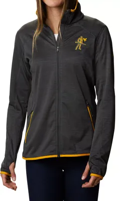 Columbia Women's West Virginia Mountaineers Darling Days Full-Zip Black Hoodie