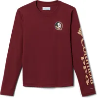 Columbia Youth Florida State Seminoles Garnet Terminal Tackle Long Sleeve T-Shirt