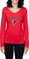 Concepts Sport Women's Atlanta Falcons Marathon Red Long Sleeve T-Shirt