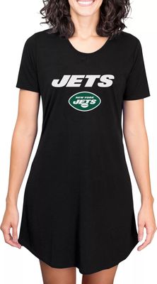 Concepts Sport Women's New York Jets Black Nightshirt