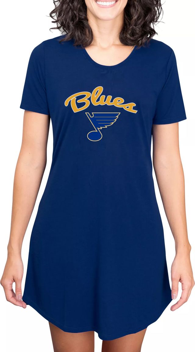 St Louis Blues Womens Blue Mainstream Hooded Sweatshirt