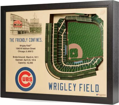 You the Fan Chicago Cubs 25-Layer StadiumViews 3D Wall Art
