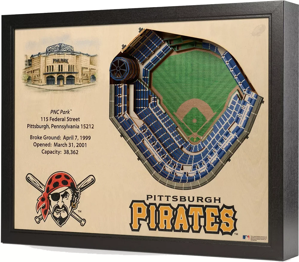 You the Fan Pittsburgh Pirates 25-Layer StadiumViews 3D Wall Art