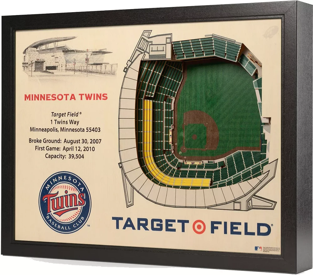 You the Fan Minnesota Twins 25-Layer StadiumViews 3D Wall Art