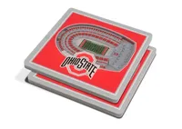 You the Fan Ohio State Buckeyes 3D Stadium Views Coaster Set