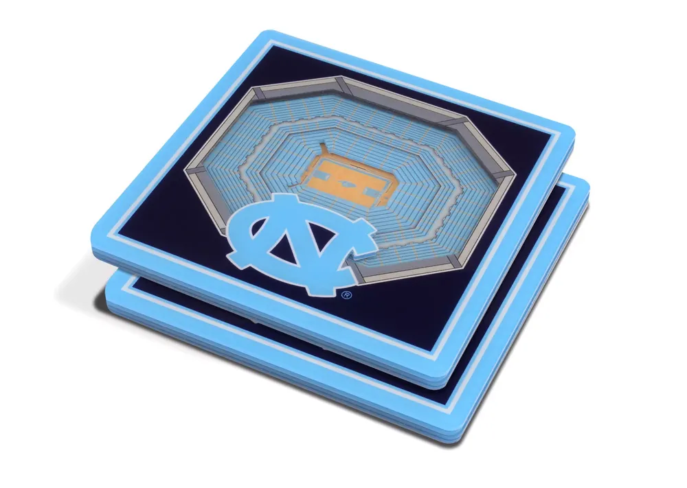 You the Fan North Carolina Tar Heels 3D Stadium Views Coaster Set