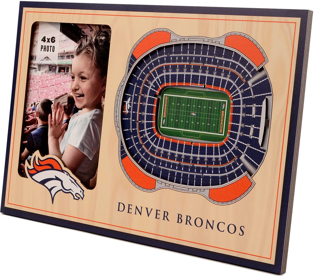 You the Fan Denver Broncos 3D Picture Frame