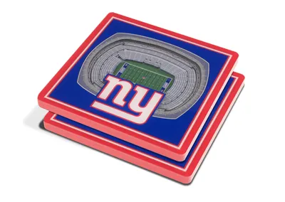 You the Fan New York Giants 3D Stadium Views Coaster Set