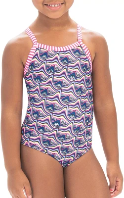 Dolfin Girls' Uglies Little Print One Piece Swimsuit