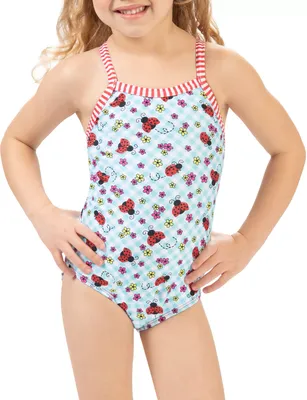 Dolfin Little Girls' Print One Piece Swimsuit
