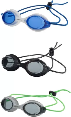 Dolfin Bungee Racer Swim Goggles – 3 Pack