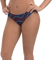 Dolfin Women's Uglies Revibe Print Strappy Bikini Bottoms