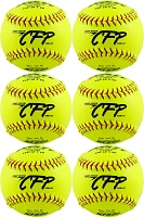 Dudley 12” USA/NFHS CFP Cork Fastpitch Softballs - 6 Pack