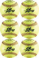 Dudley 12” USA/NFHS SB12 Fastpitch Softballs - 6 Pack