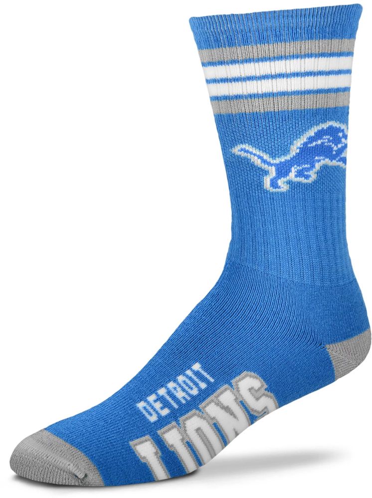 For Bare Feet Detroit Lions Four Stripe Deuce Socks