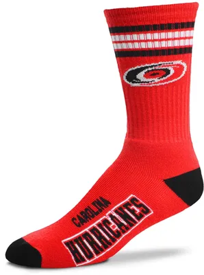 For Bare Feet Carolina Hurricanes Four Stripe Deuce Socks