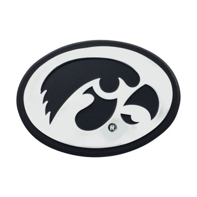 FANMATS Iowa Hawkeyes Chrome Emblem